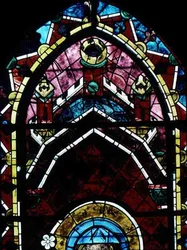 Baldachin aus dem Nordrosenfenster, ca. 1223